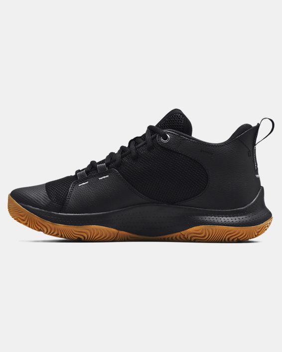 Unisex UA 3Z5 Basketball Shoes, Black, pdpMainDesktop image number 1
